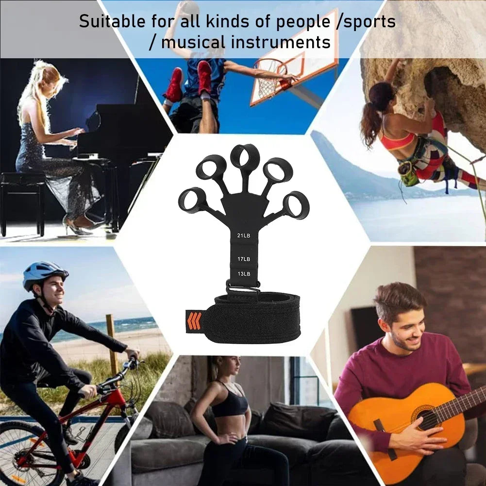 Advanced Finger Strength Training Device for Musicians and Rehabilitation - Adjustable Resistance Hand Gripper