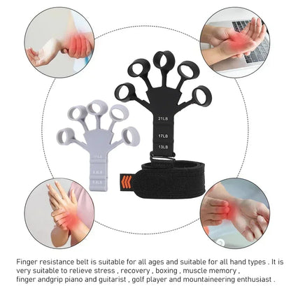 Advanced Finger Strength Training Device for Musicians and Rehabilitation - Adjustable Resistance Hand Gripper